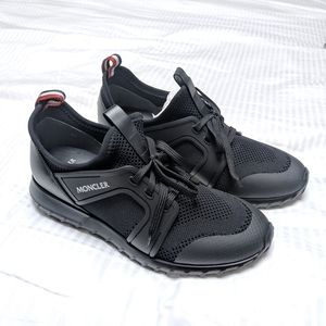 Moncler Black Emilien Scarpa Sneakers Size 41/8